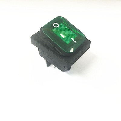 臺(tái)灣RL防水船型翹板開關(guān)帶燈16A250V4腳2檔