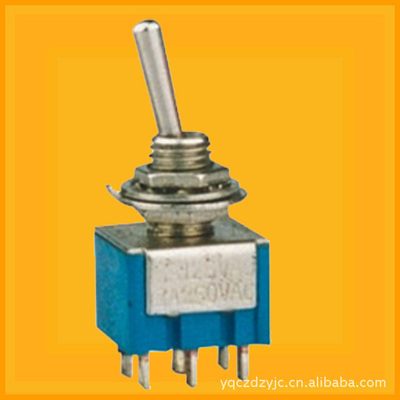 【供應(yīng)中小型優(yōu)質(zhì)鈕子開關(guān)/撥動開關(guān)/六腳搖頭開關(guān)/搖臂開關(guān)】價(jià)格,廠家,圖片,電工開關(guān),樂清市創(chuàng)展電子-